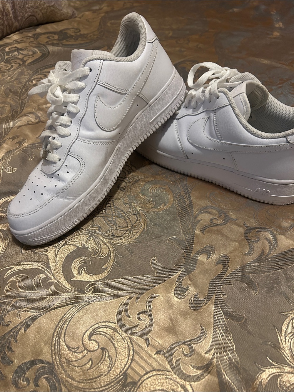 Nike Men's All-White Low-Top Sneakers